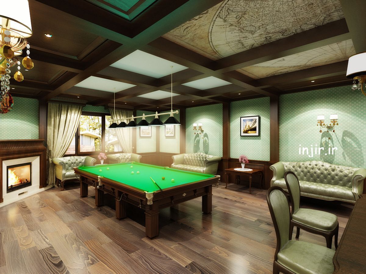 تصویری از سالن بیلیارد 01