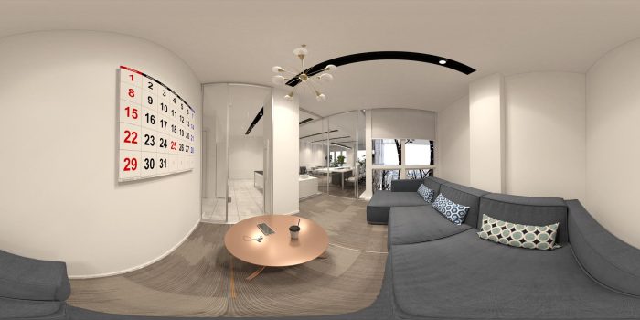 VR داخلی دفتر شهر آفتاب کیش