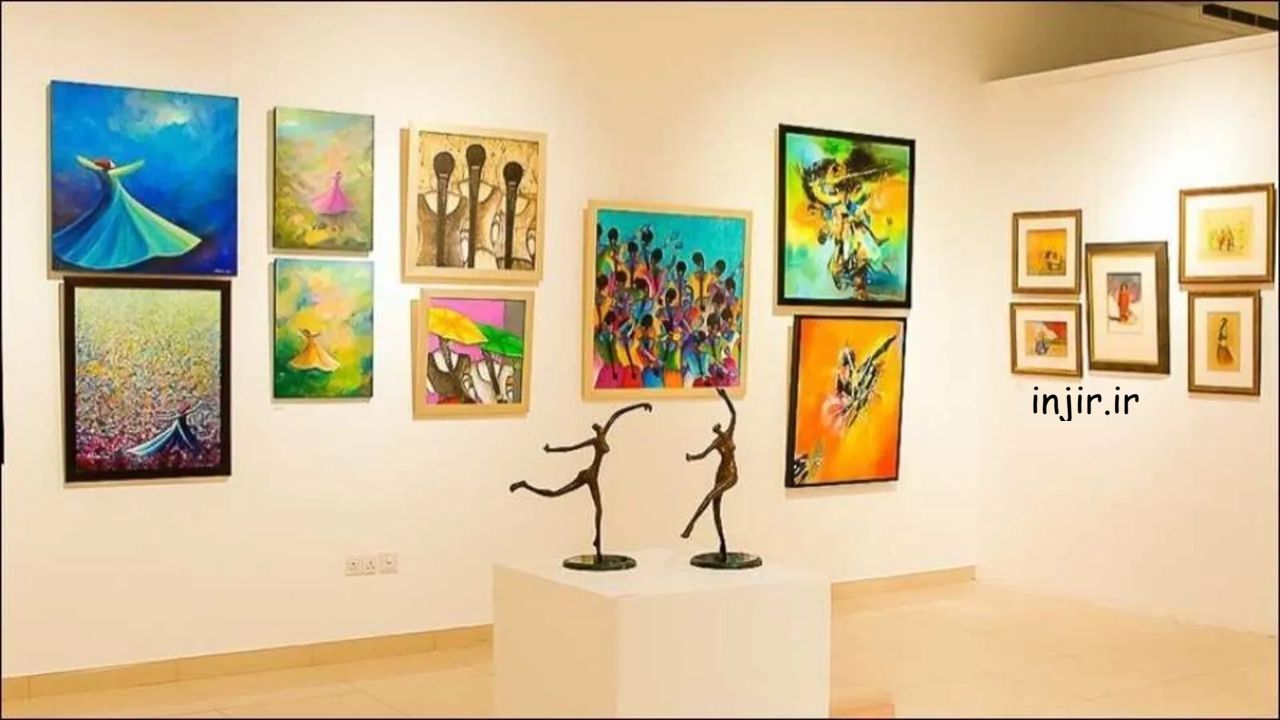 تصویری از یک نمایشگاه نقاشی 03