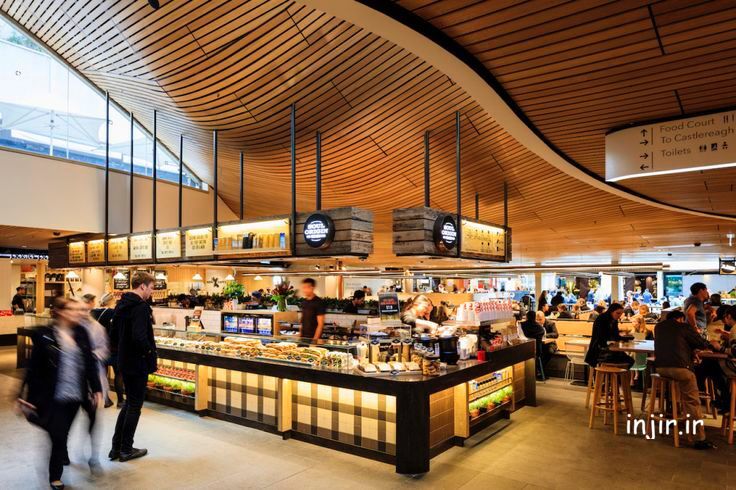 تصویری از طرح یک فود کورت 11