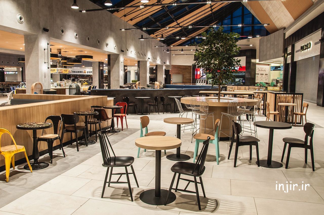 تصویری از طرح یک فود کورت 13