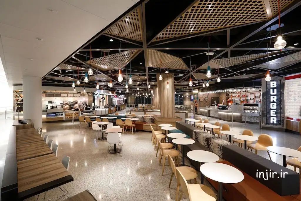 تصویری از طرح یک فود کورت 14