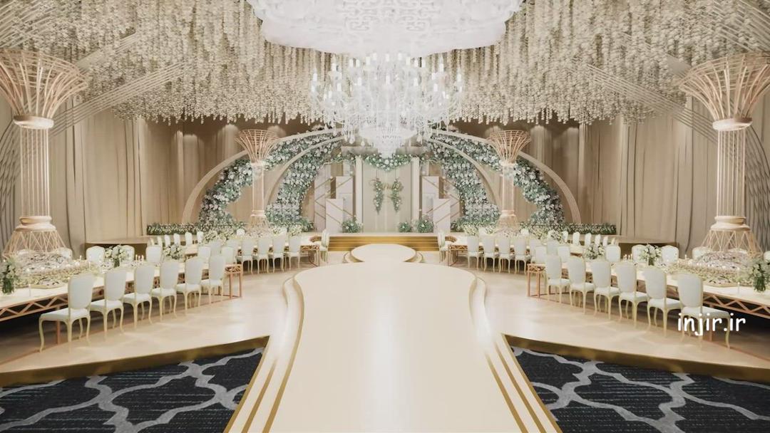 عکسی از باغ تالار عروسی 10