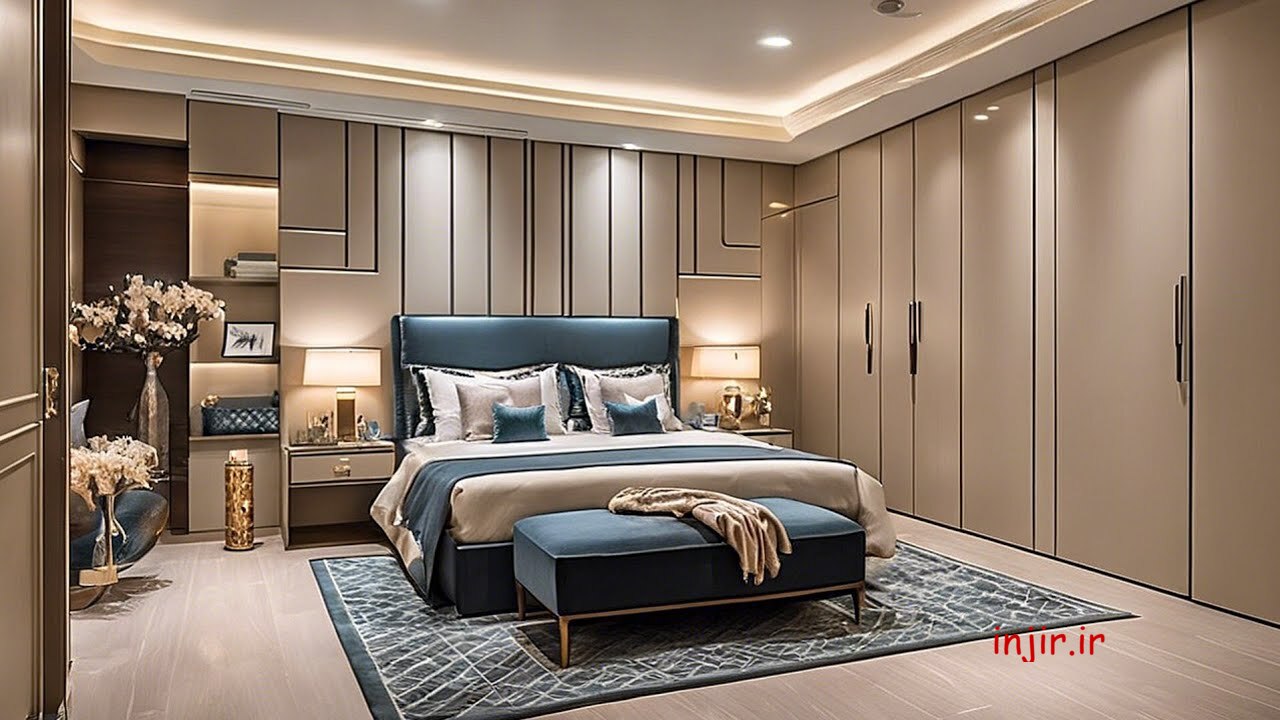 تصویر طراحی داخلی اتاق مستر 11