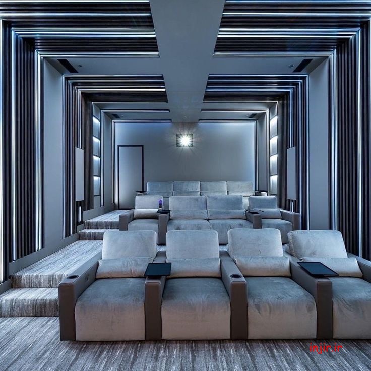 تصویری از طراحی یک سینما خصوصی 06