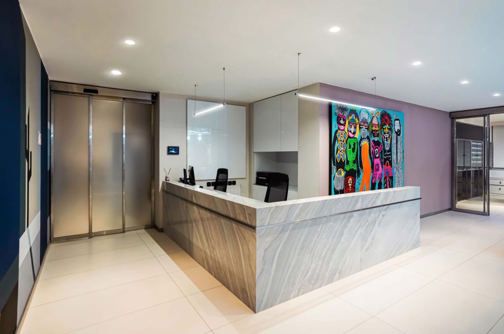 طراحی سالن زیبایی تیسا در سعادت آباد