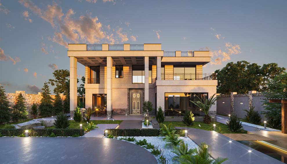 طراحی ویلا در سرخه حصار