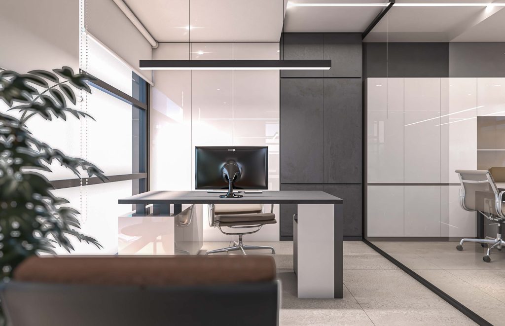 طراحی داخلی دفتر کار