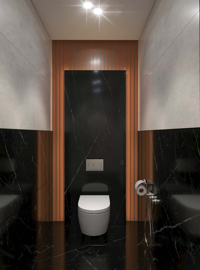 طراحی داخلی سرویس‌ بهداشتی (WC)