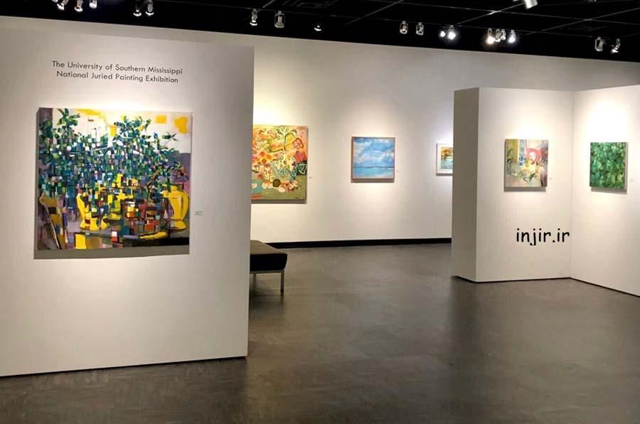 طراحی گالری نقاشی + نمونه های اجرا شده