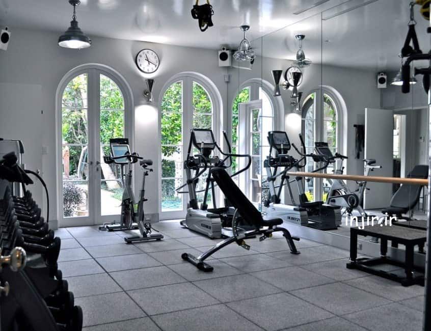 طراحی و اجرای هوم جیم (باشگاه خانگی)+ تصاویر