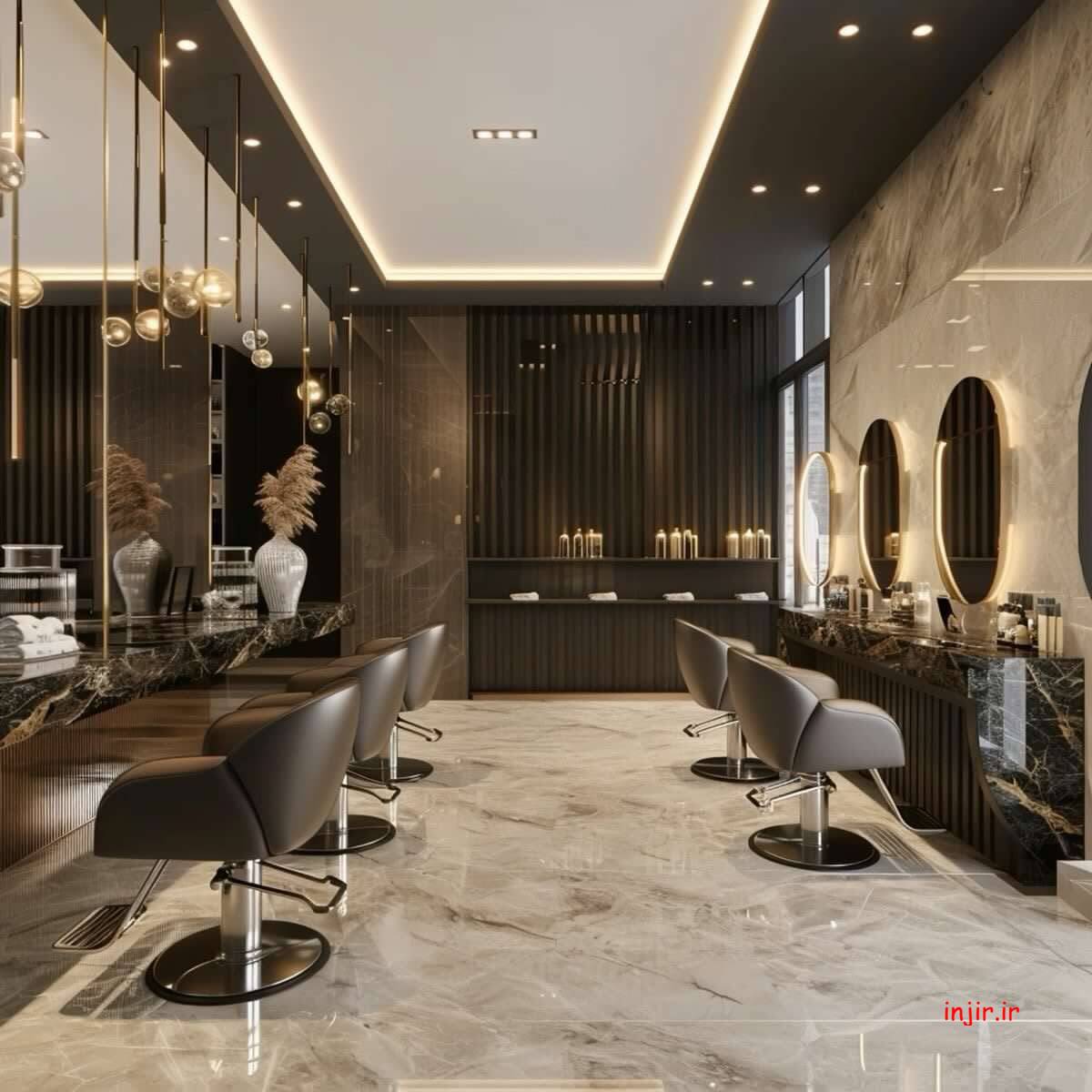 تصویری از یک سالن آرایشگاه 01